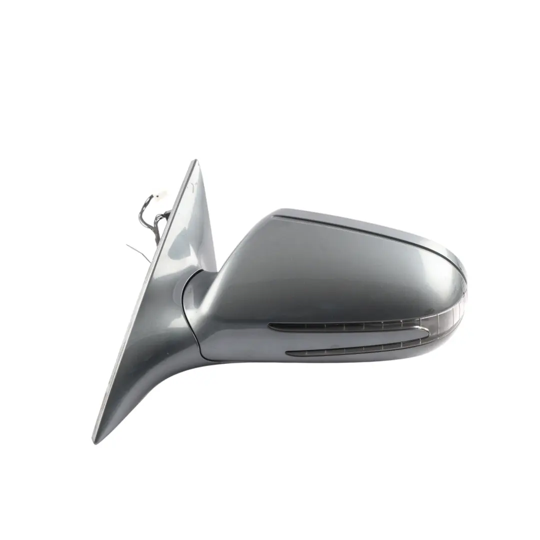 Mercedes C219 Side Wing Mirror Outside Left N/S Door Flint Grey Metallic - 368 - SKU RHD-A2198102576-FLG - Part number A2198102576