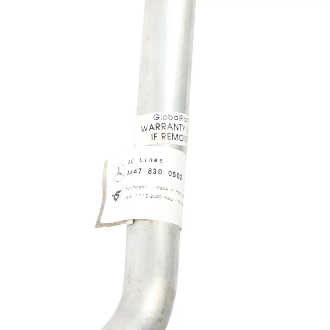 Mercedes W447 Air Conditioning A/C Refrigerant Line Hose Tube Line - SKU RHD-A4478300502 - Part number A4478300502