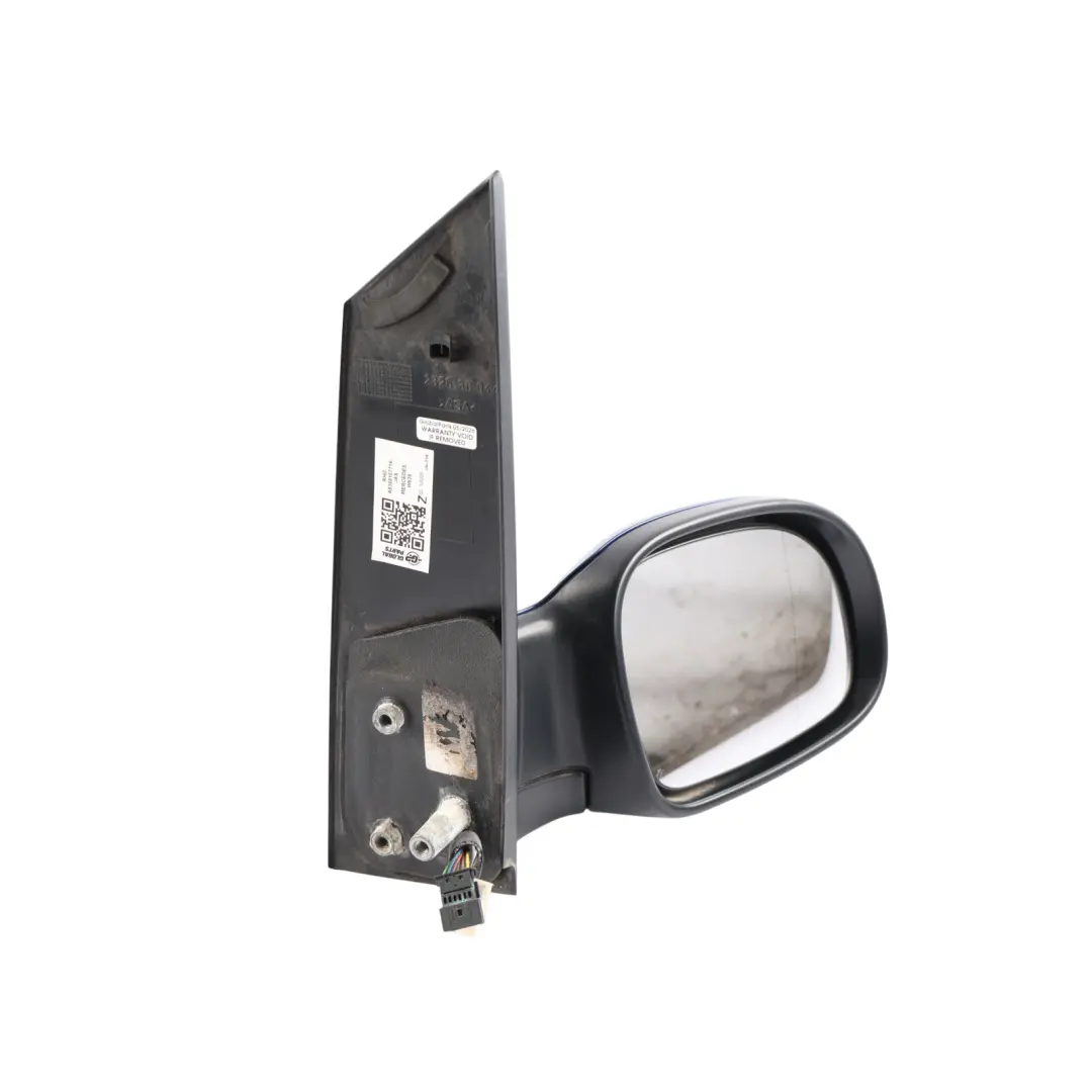 Door Wing Mirror Right O/S Jaspis Blue Metallic - 345 to Mercedes Vito W639 with Part number A6398107716 Mercedes Vito W639 Door Wing Mirror Right O/S Jaspis Blue Metallic - 345 - SKU RHD-A6398107716-JAS - Part number A6398107716