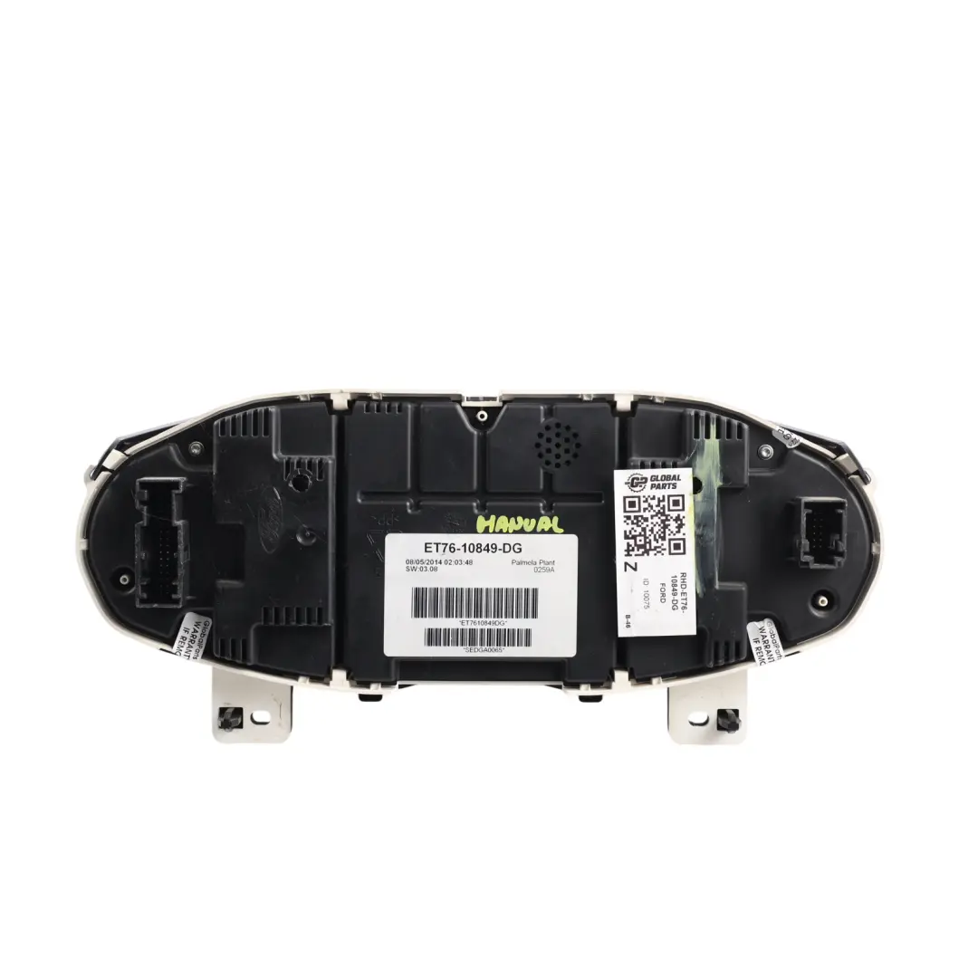 Ford Transit Courier Speedometer Instrument Cluster Diesel Manual - SKU RHD-ET76-10849-DG - Part number ET76-10849-DG