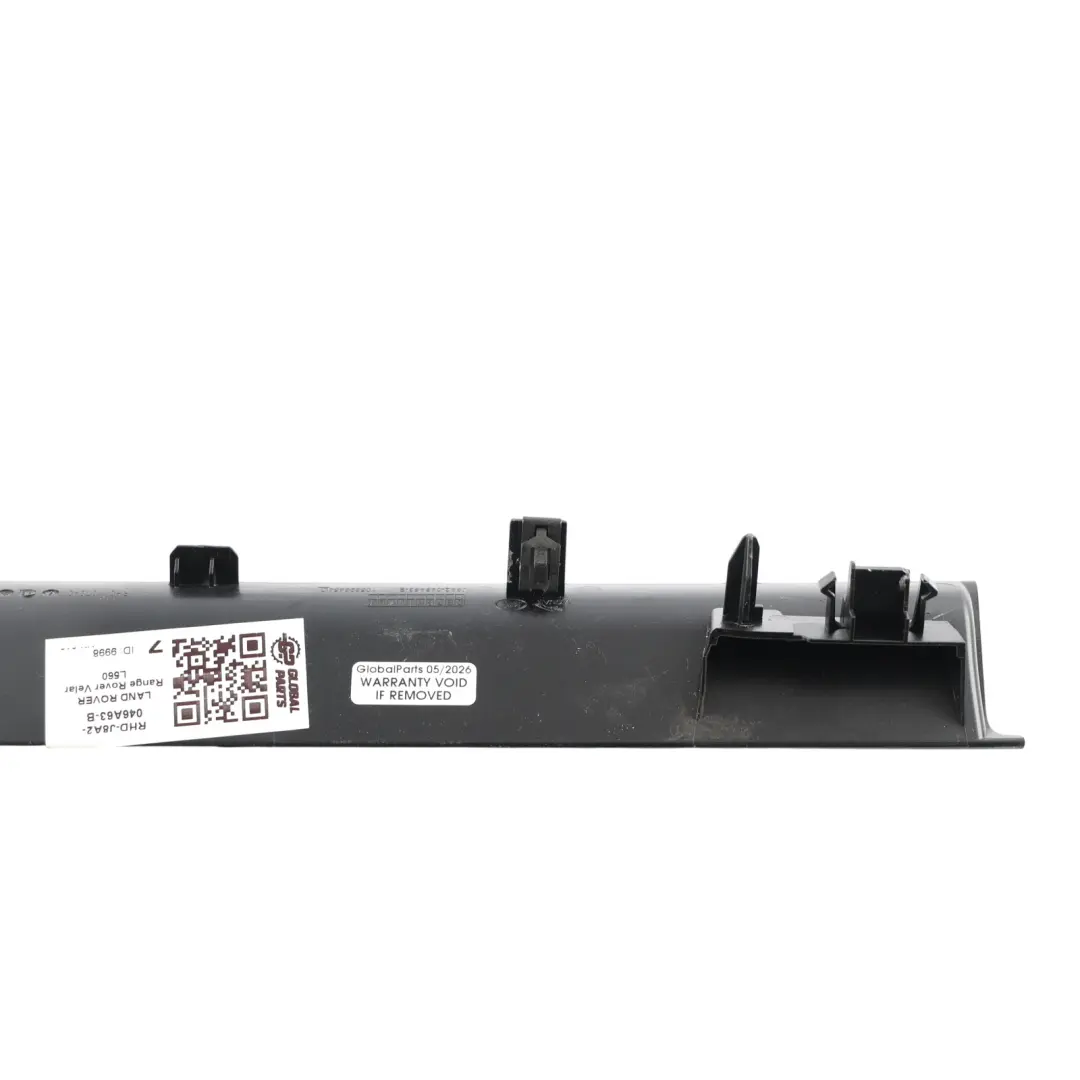 Dashboard Trim Cover to Land Rover Range Rover Velar L560 with Part number J8A2-046A63-B Land Rover Range Rover Velar L560 Dashboard Trim Cover - SKU RHD-J8A2-046A63-B - Part number J8A2-046A63-B