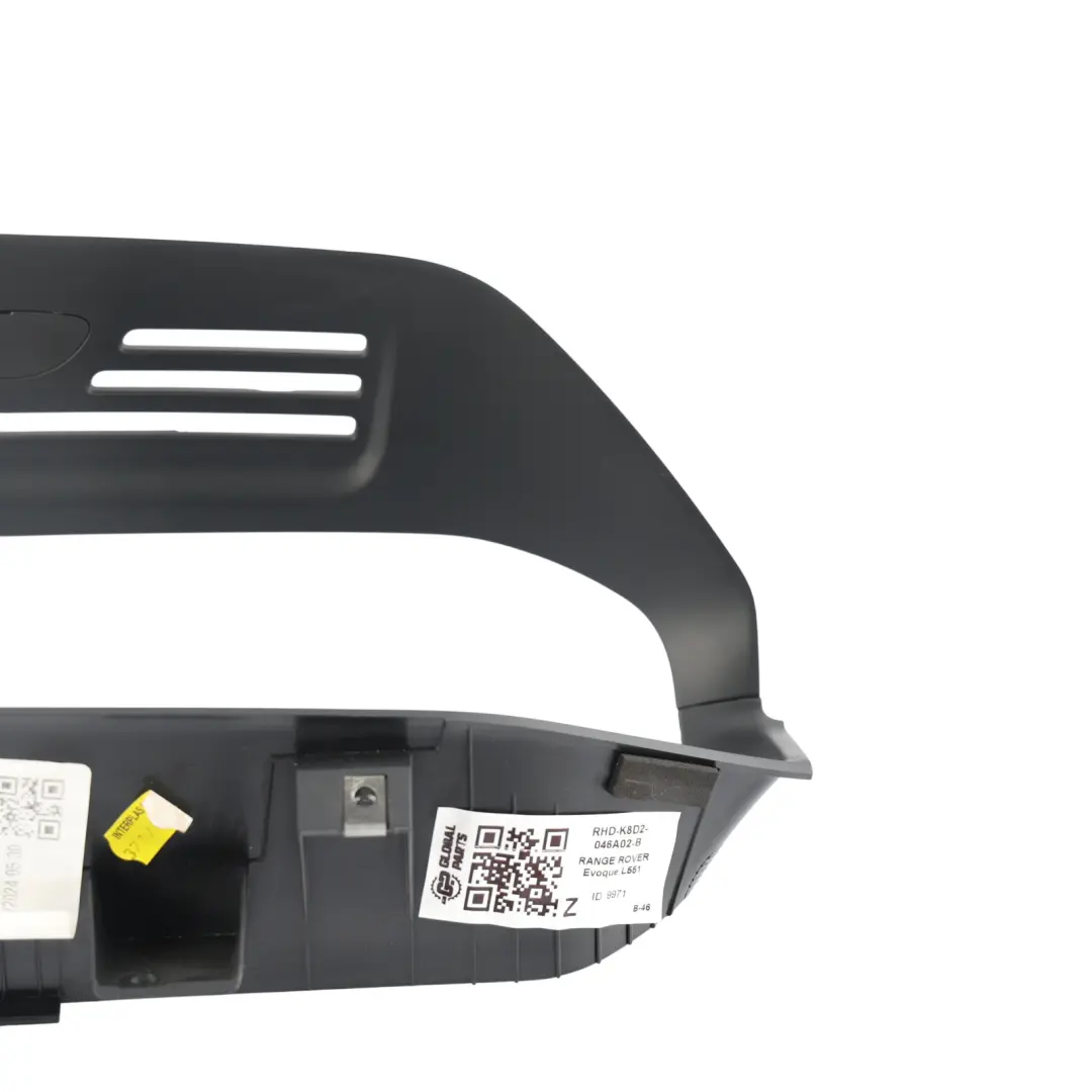 Land Range Rover Evoque L551 Instrument Cluster Speedo Trim Cowl - SKU RHD-K8D2-046A02-B - Part number K8D2-046A02-B