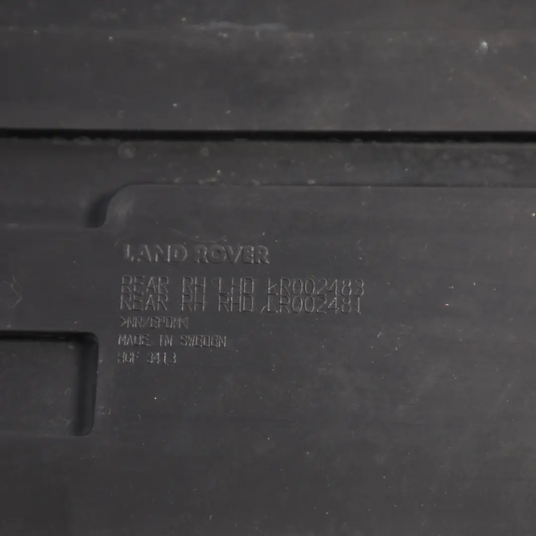 Land Rover Freelander 2 L359 Rubber Floor Mat Liner Rear Right O/S LR002481 - SKU RHD-LR002481-1 - Part number LR002483
