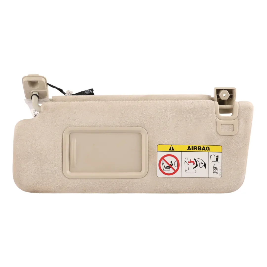 Front Sun Visor Cover Panel Ivory Left N/S to Range Rover L405 with Part number LR047195 Range Rover L405 Front Sun Visor Cover Panel Ivory Left N/S - SKU RHD-LR047195 - Part number LR047195