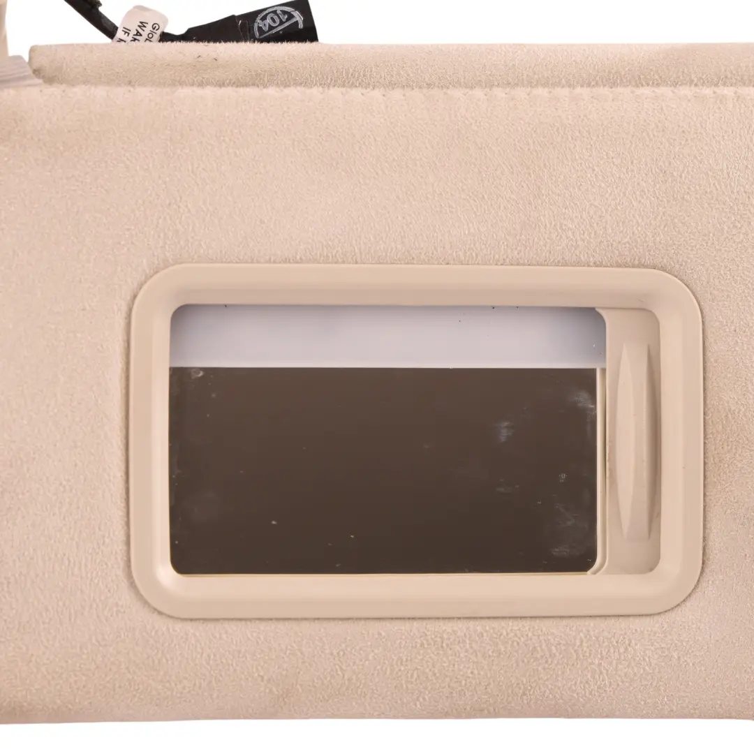 Front Sun Visor Cover Panel Ivory Left N/S to Range Rover L405 with Part number LR047195 Range Rover L405 Front Sun Visor Cover Panel Ivory Left N/S - SKU RHD-LR047195 - Part number LR047195
