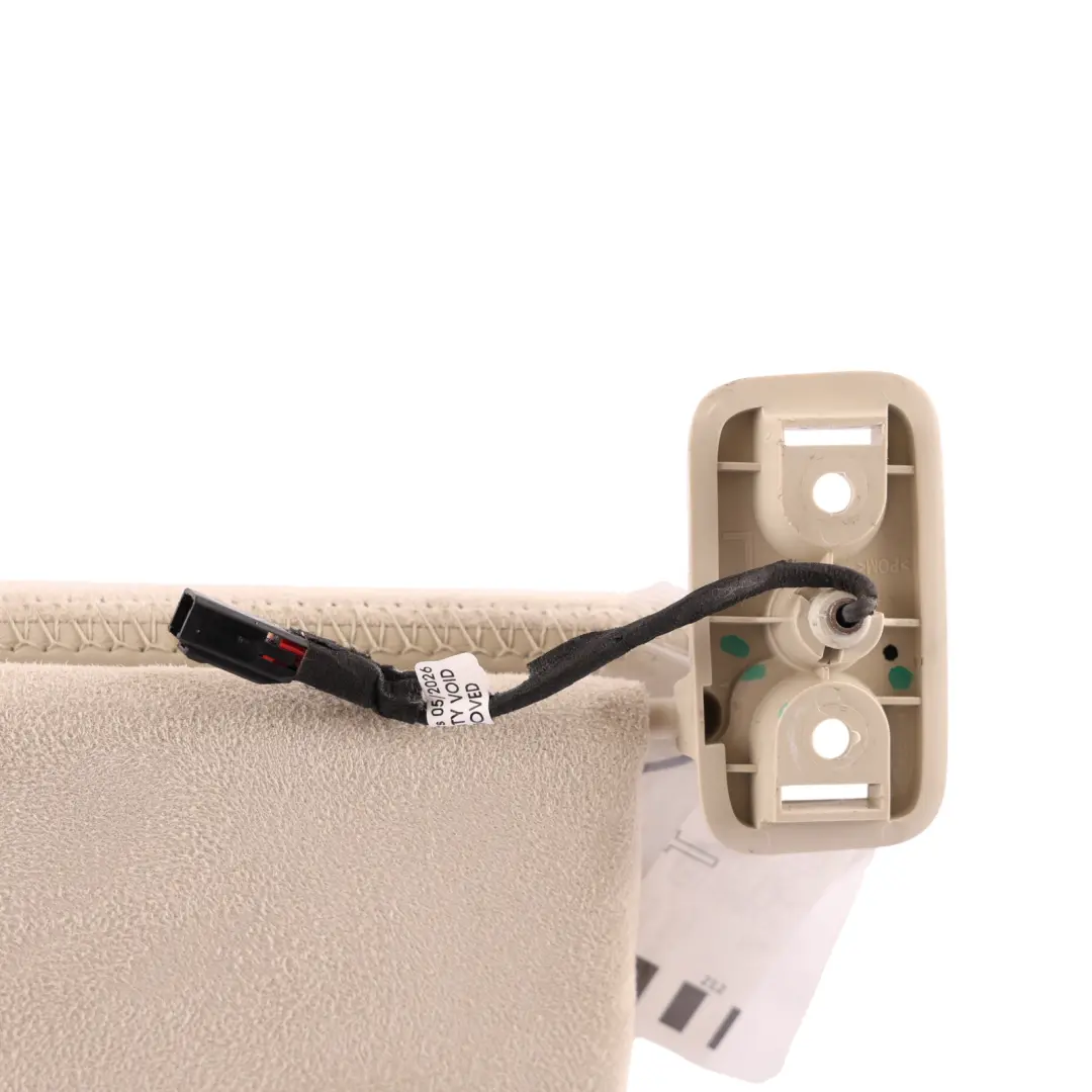 Range Rover L405 Front Sun Visor Cover Panel Ivory Left N/S - SKU RHD-LR047195 - Part number LR047195