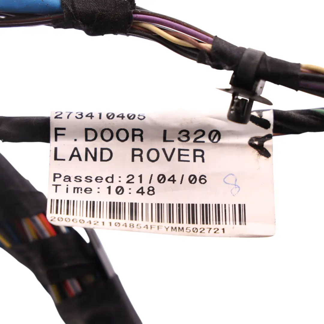 Front Door Wiring Loom Harness Cable to Range Rover Velar L560 with Part number YMM502721B Range Rover Velar L560 Front Door Wiring Loom Harness Cable - SKU RHD-YMM502721B - Part number YMM502721B