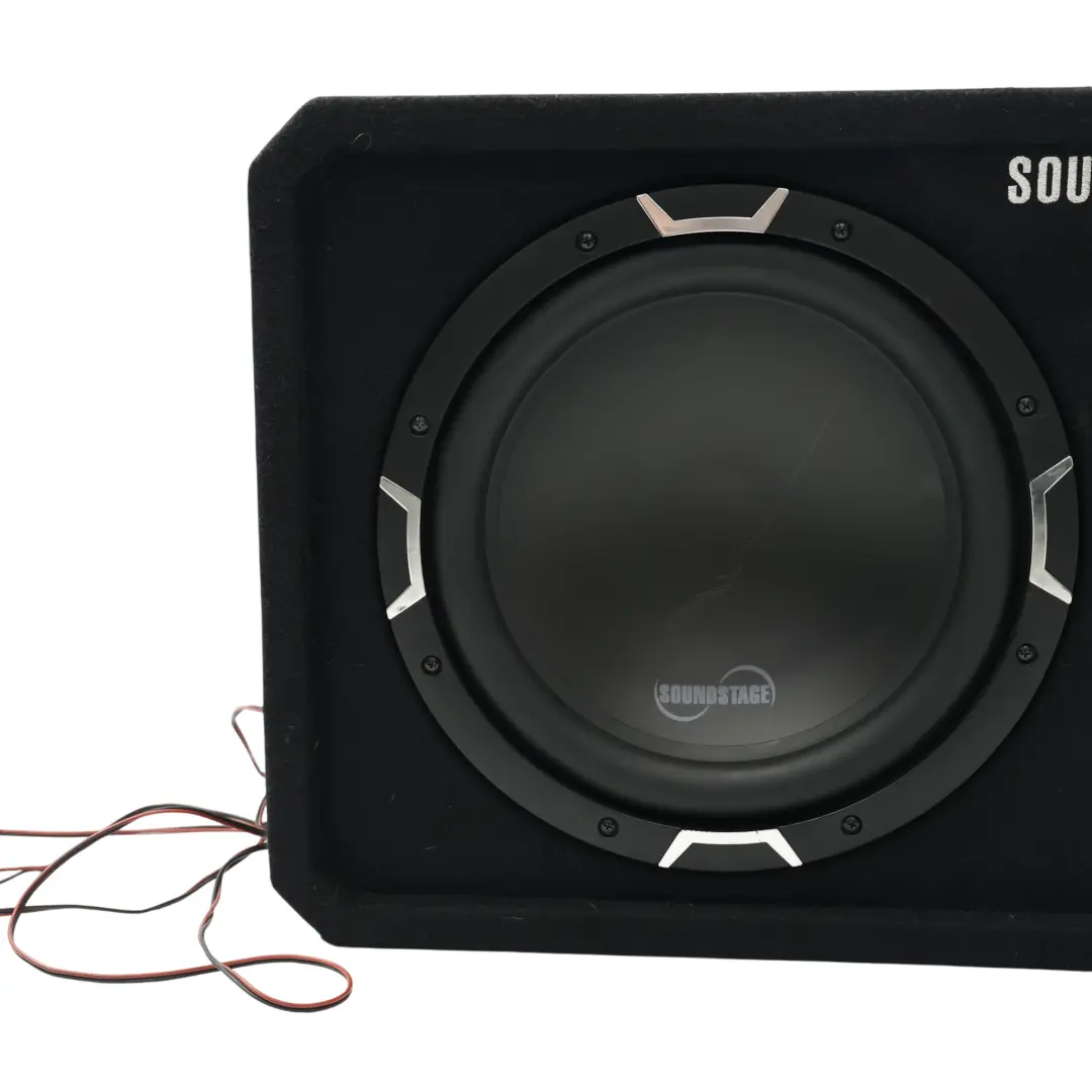 Soundstage Car Audio BA Series Enclosure Subwoofer Speaker Amplifier Box 600W to with Part number Soundstage Subwoofer Soundstage Car Audio BA Series Enclosure Subwoofer Speaker Amplifier Box 600W - SKU SOUNDSTAGE-SUBWOOFER - Part number Soundstage Subwoofer
