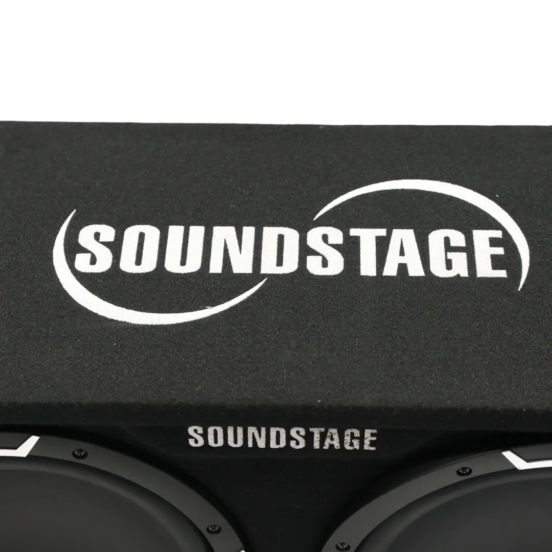 Soundstage Car Audio BA Series Enclosure Subwoofer Speaker Amplifier Box 600W to with Part number Soundstage Subwoofer Soundstage Car Audio BA Series Enclosure Subwoofer Speaker Amplifier Box 600W - SKU SOUNDSTAGE-SUBWOOFER - Part number Soundstage Subwoofer
