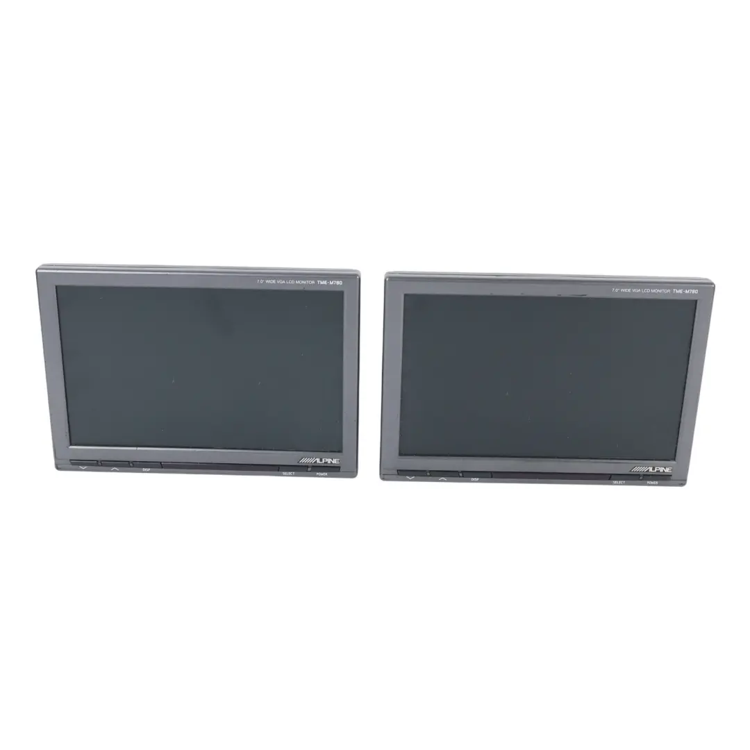 Unbranded Alpine 7" Monitor LCD VGA Reposacabezas Control Oculto - SKU TME-M780 - Número de pieza TME-M780