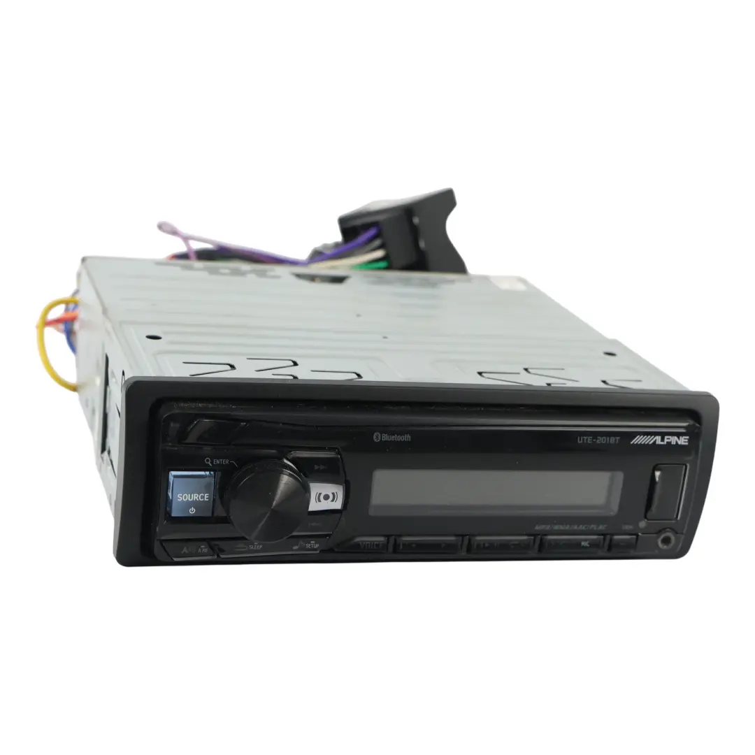 Alpine Bluetooth USB AUX iPhone Car Stereo Radio Player Multimedia - SKU UTE-201BT - Part number UTE-201BT