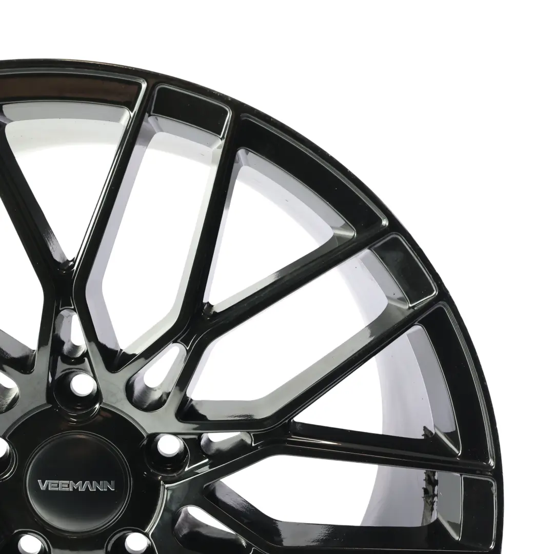  Inny Veemann V-FS34 Alu Felge Glanz Schwarz 19" 9,5J ET:42 5x112 - SKU VEEMANN-VIA-19-1 - Teilenummer VEEMANN-VIA-19