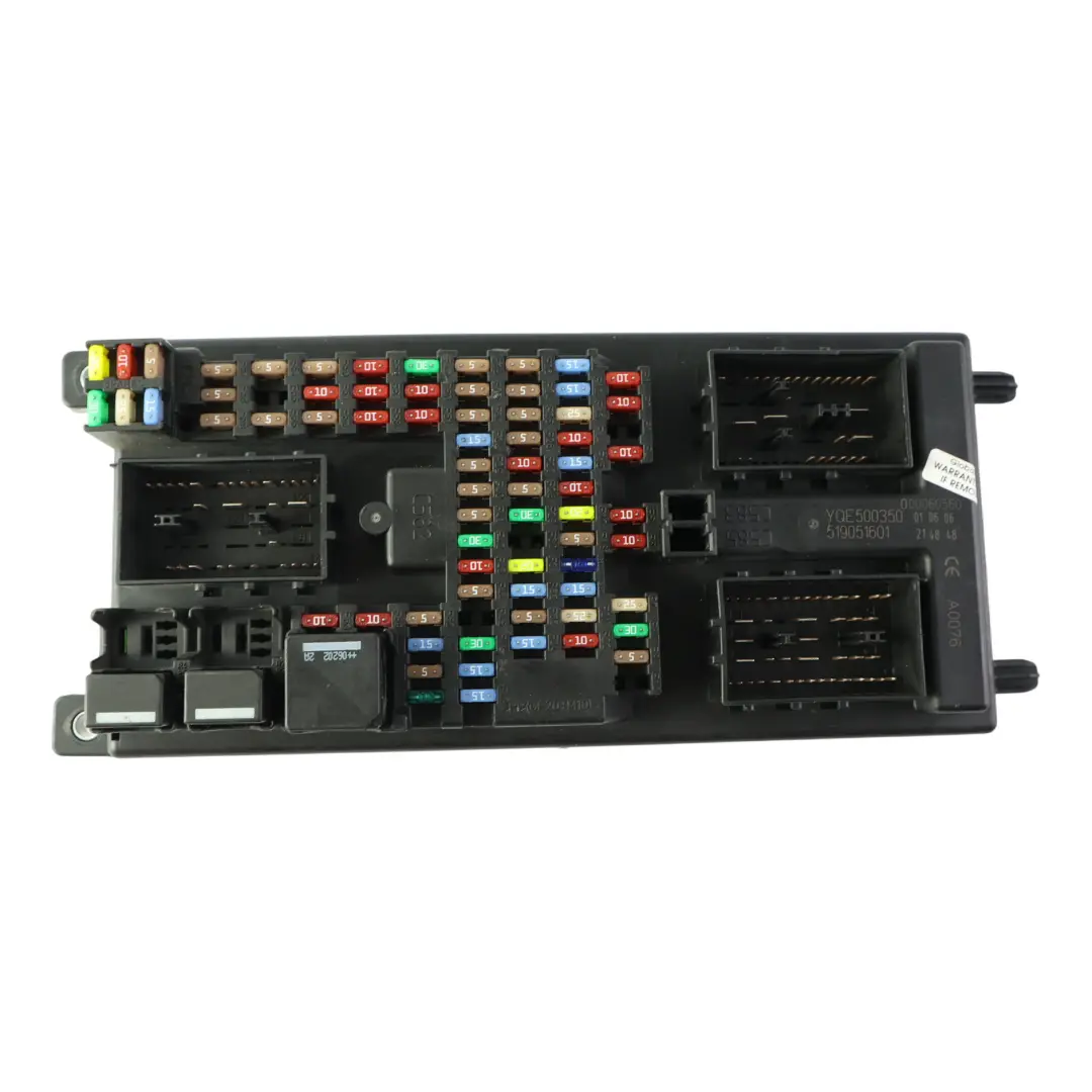 Interior Fuse Box BCU to Range Rover Sport L320 Discovery 3 with Part number YQE500350 Range Rover Sport L320 Discovery 3 Interior Fuse Box BCU - SKU YQE500350 - Part number YQE500350