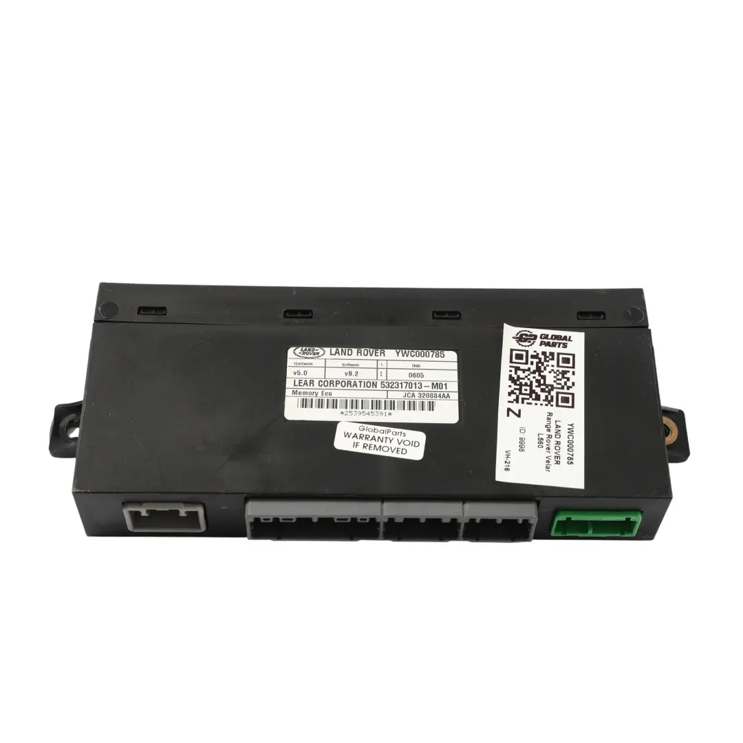 Range Rover Velar L560 Moduł Sterownik Pamięci Fotela ECU - SKU YWC000785 - Numer Części YWC000785