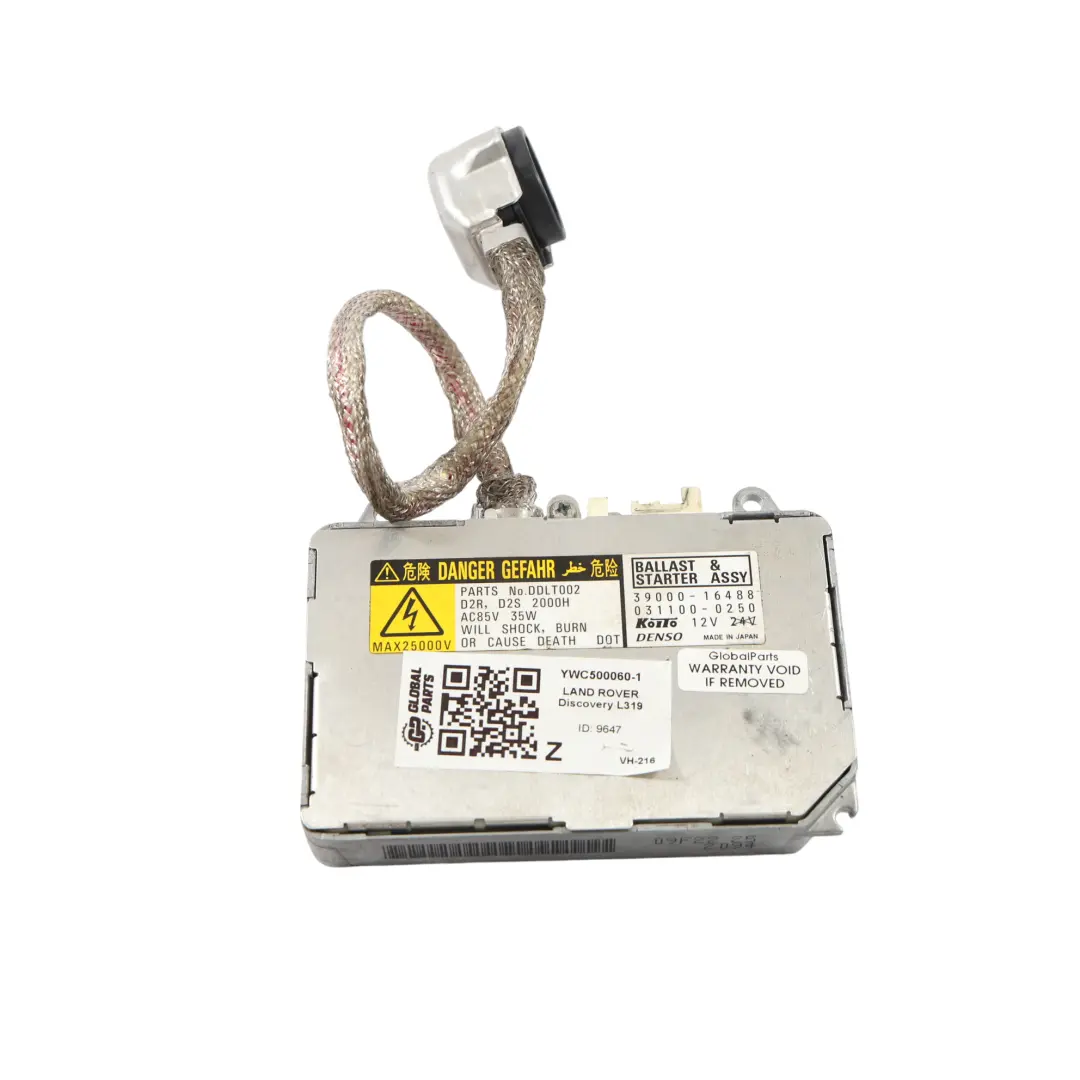 Land Rover Discovery 3 L319 Xenon Headlight Ballast Module Unit - SKU YWC500060-1 - Part number YWC500060