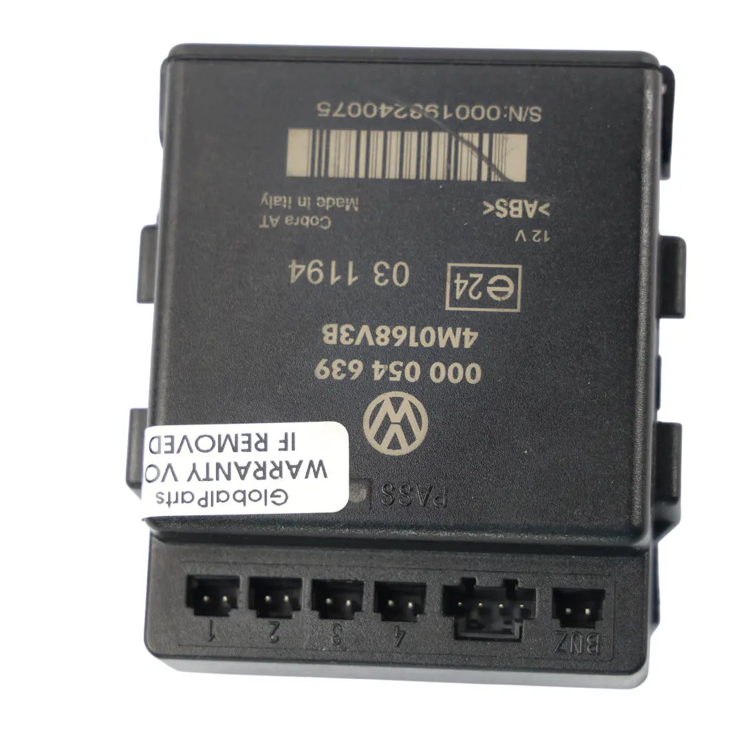 MK6 Passat B6 Einparkhilfe Modul Sensor Einheit für Volkswagen Golf mit Teilenummer 000054639 Volkswagen Golf MK6 Passat B6 Einparkhilfe Modul Sensor Einheit - SKU 000054639 - Teilenummer 000054639