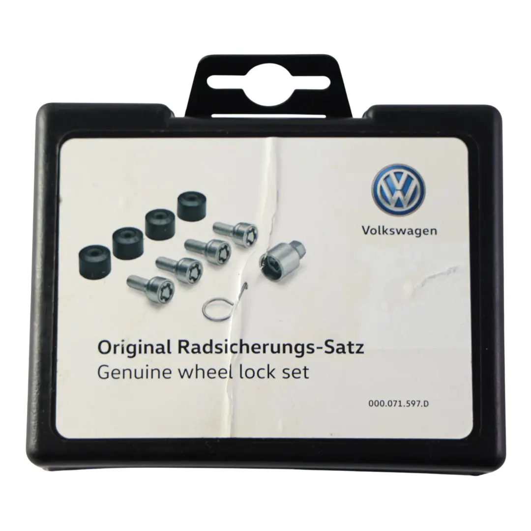 Volkswagen Golf Mk7 Mk8 Passat B8 Tiguan Mk1 Antivols Roues - SKU 000071597D-1 - Numéro de pièce 000071597D