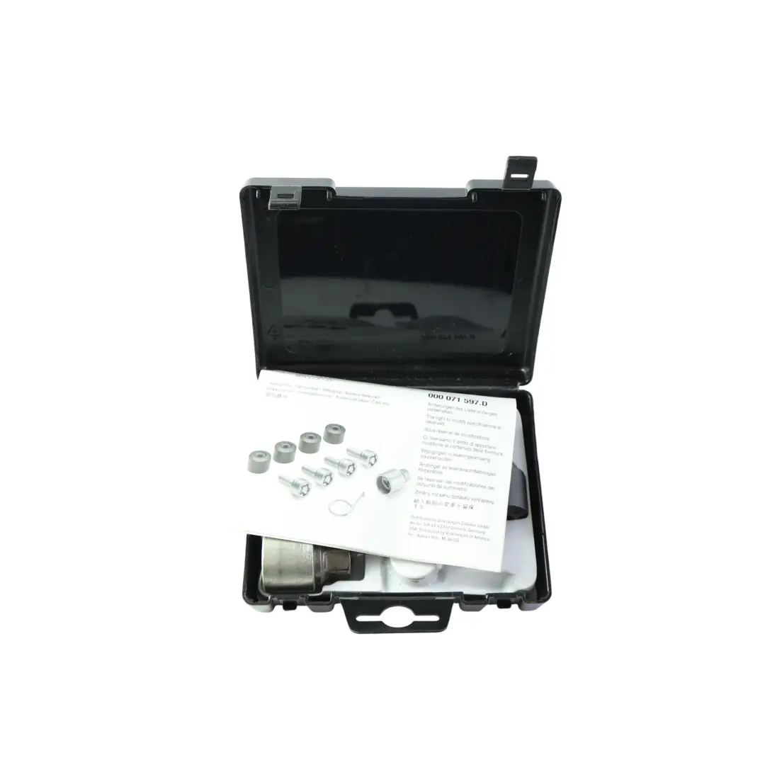 Volkswagen Golf Mk7 Mk8 Passat B8 Tiguan Mk1 Set Tuercas Antirrobo - SKU 000071597D-1 - Número de pieza 000071597D