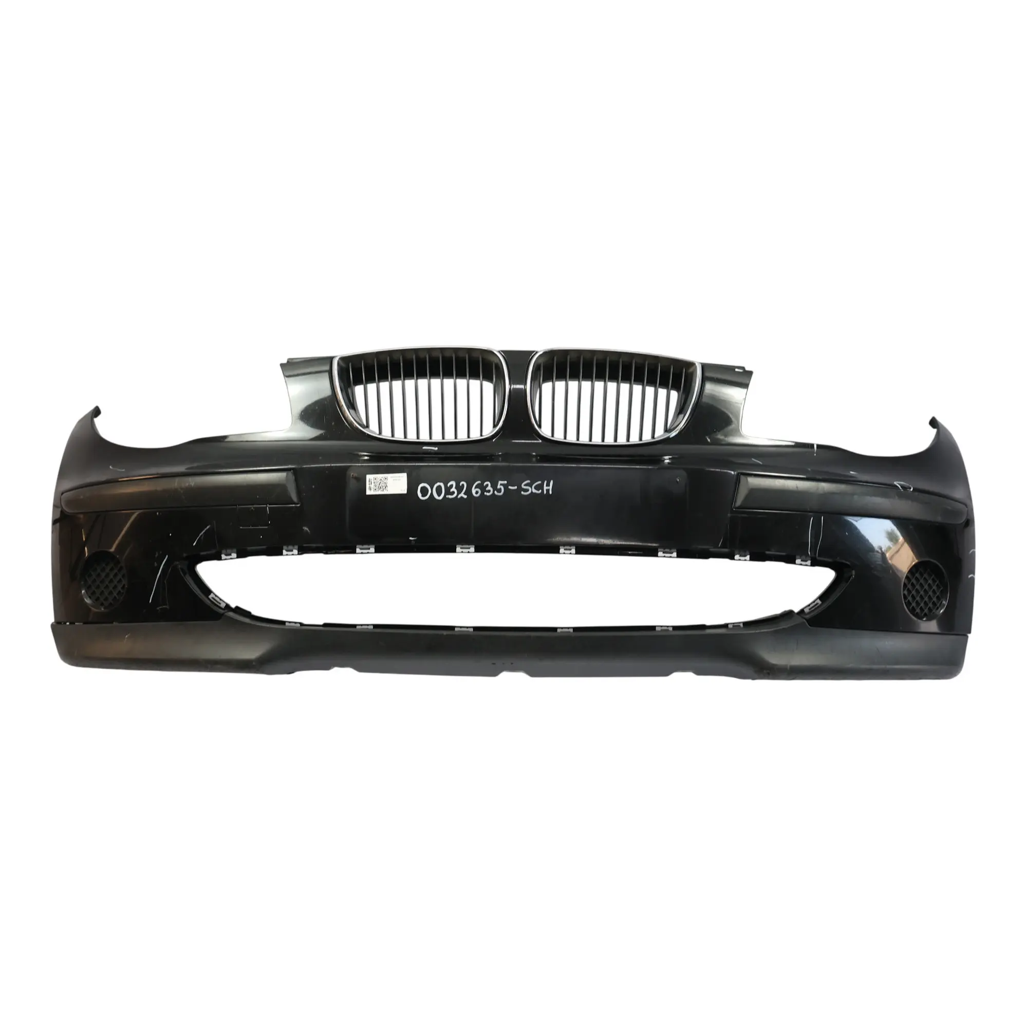 BMW E87 Front Bumper Trim Panel Cover Schwarz 2 Black - 668