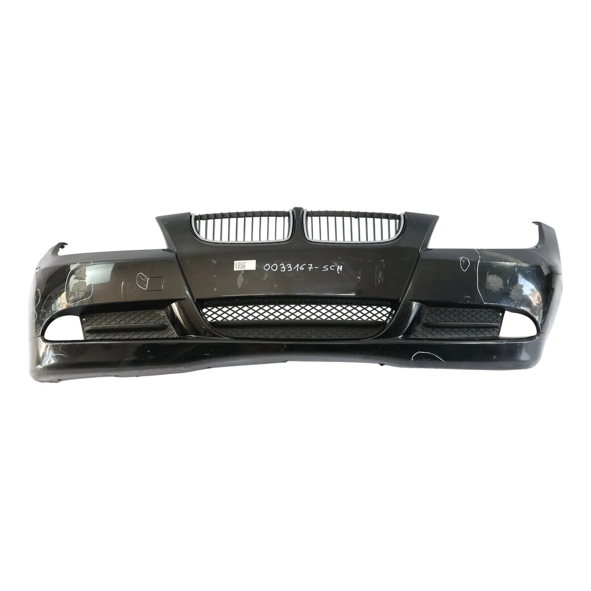 BMW E90 E91 Front Bumper Trim Panel Complete Schwarz 2 Black II - 668