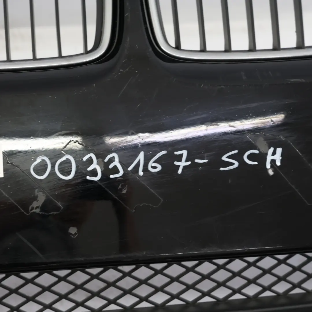 BMW E90 E91 Listwa Zderzaka Przedniego Kompletna Czarny II Schwarz 2 668 - SKU 0033167-SCH - Numer Części 0033167