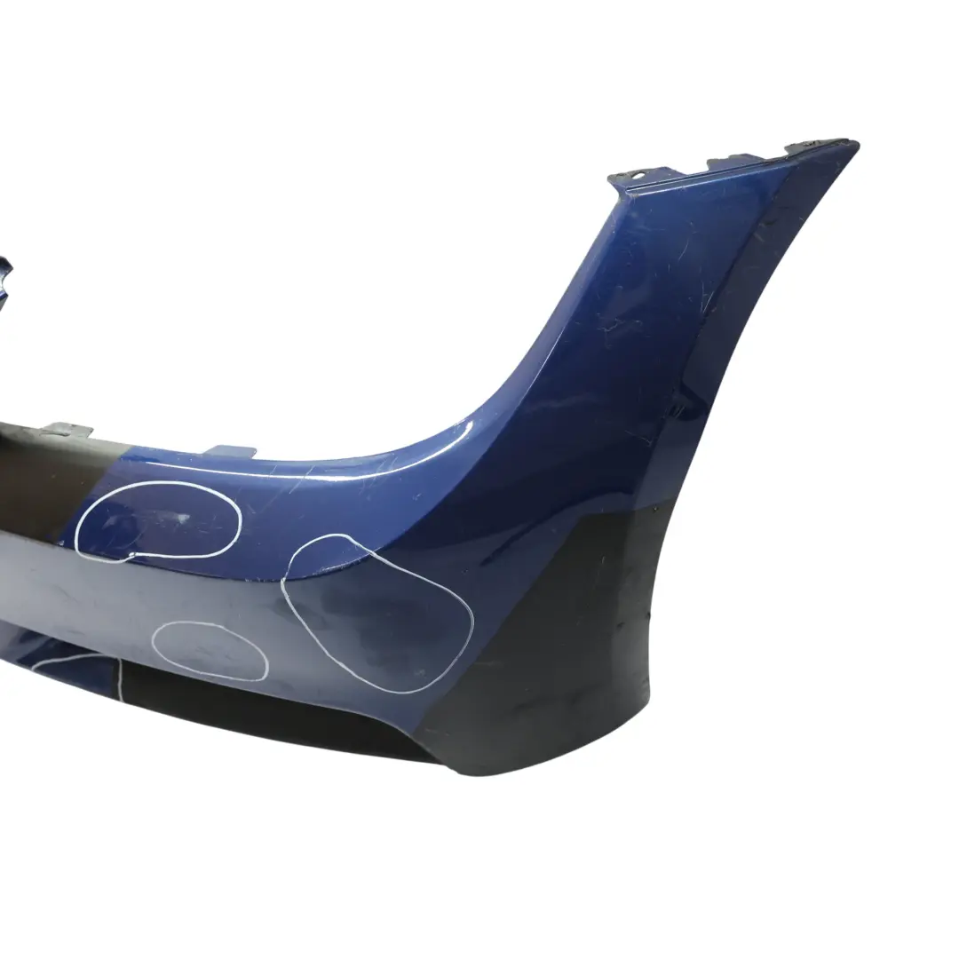 BMW E90 E91 Front Bumper M Sport Complete Trim Panel Montegoblau Blue - A51 - SKU 0033536-MTB - Part number 0033536