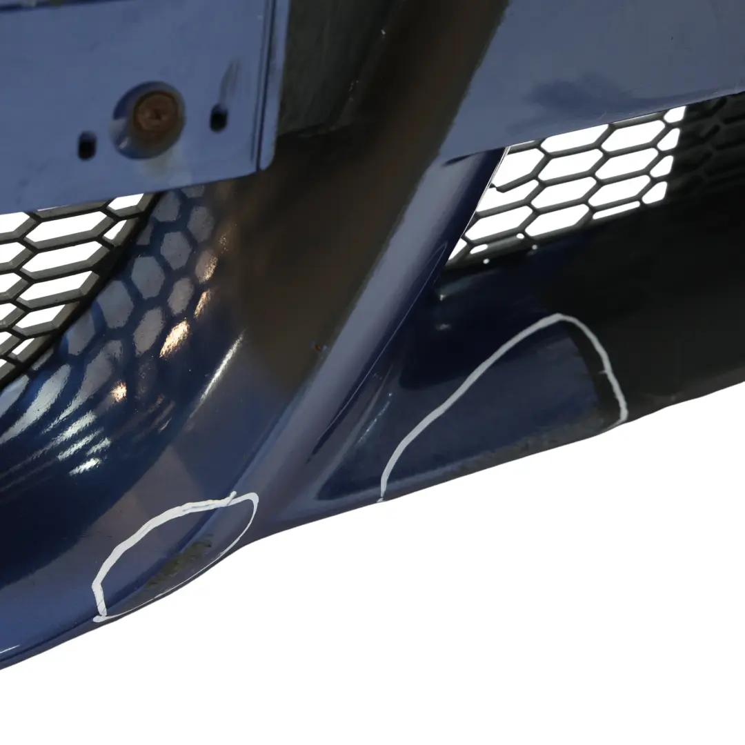 BMW E90 E91 Front Bumper M Sport Complete Trim Panel Montegoblau Blue - A51 - SKU 0033536-MTB - Part number 0033536