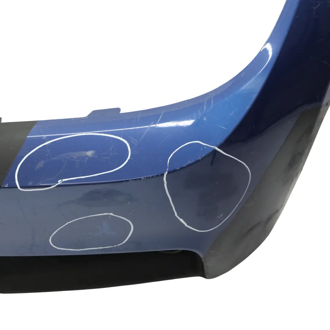 BMW E90 E91 Front Bumper M Sport Complete Trim Panel Montegoblau Blue - A51 - SKU 0033536-MTB - Part number 0033536