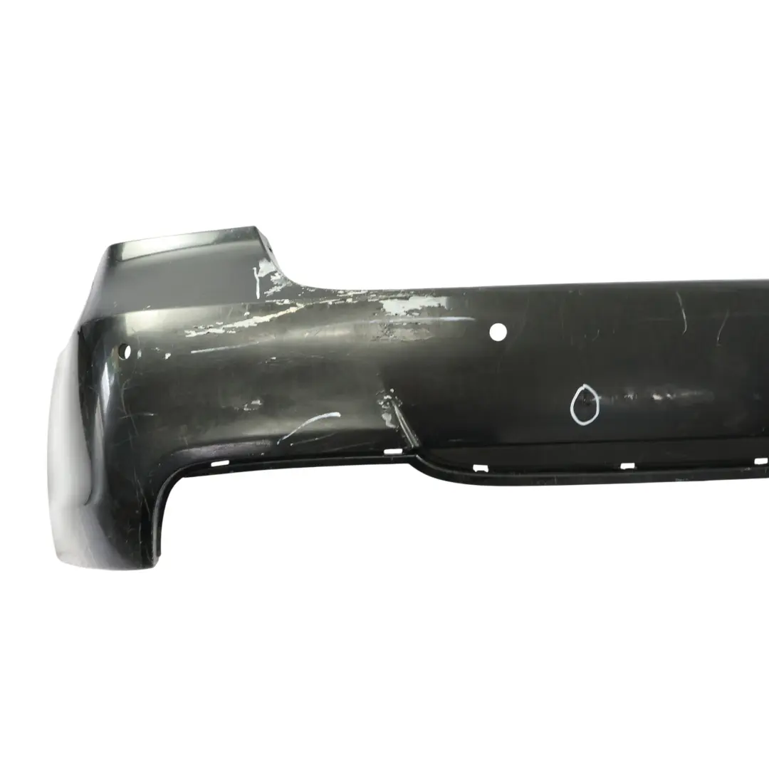 BMW E90 M Sport Rear Bumper PDC Black Sapphire Metallic - 475 - SKU 0033541-BS - Part number 0033541