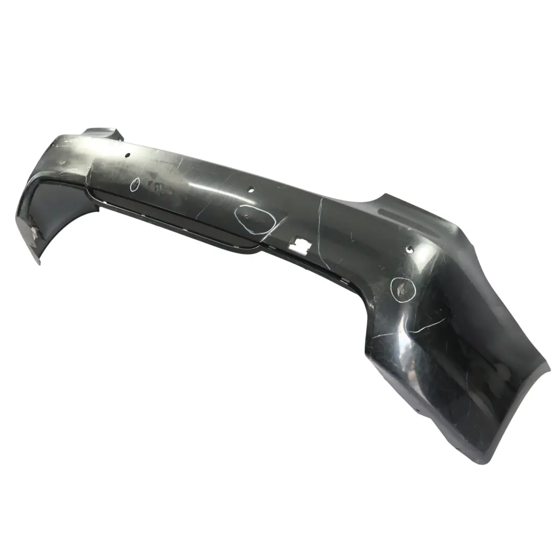 BMW E90 M Sport Rear Bumper PDC Black Sapphire Metallic - 475 - SKU 0033541-BS - Part number 0033541