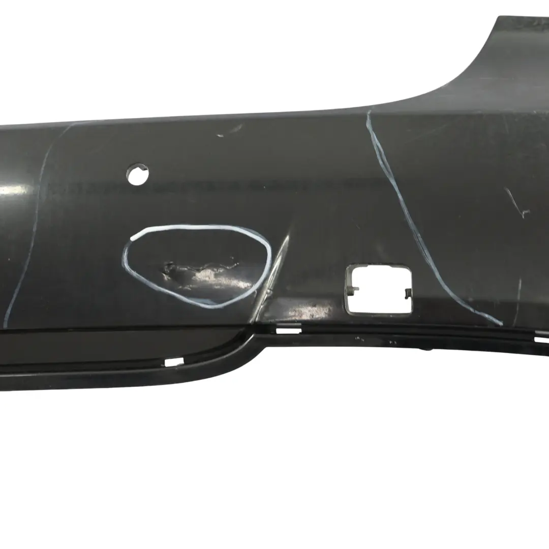 Bumper PDC Black Sapphire Metallic - 475 to BMW E90 M Sport Rear with Part number 0033541 BMW E90 M Sport Rear Bumper PDC Black Sapphire Metallic - 475 - SKU 0033541-BS - Part number 0033541