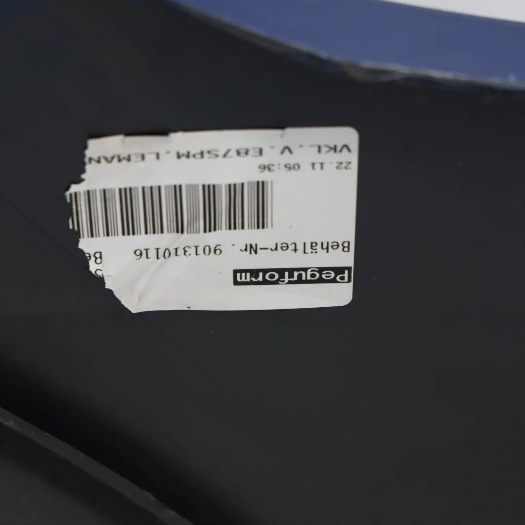 Front Bumper BMW E81 E87 LCI M Sport Trim Panel Le Mans Blue Metallic - 381 to with Part number 0033550 Front Bumper BMW E81 E87 LCI M Sport Trim Panel Le Mans Blue Metallic - 381 - SKU 0033550-LMB3 - Part number 0033550
