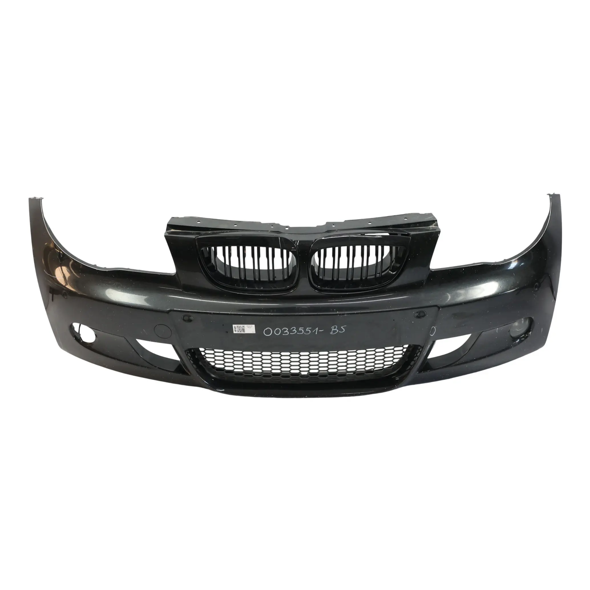 BMW E81 E87 LCI Zderzak Przedni M-Pakiet Black Sapphire Czarny - 475