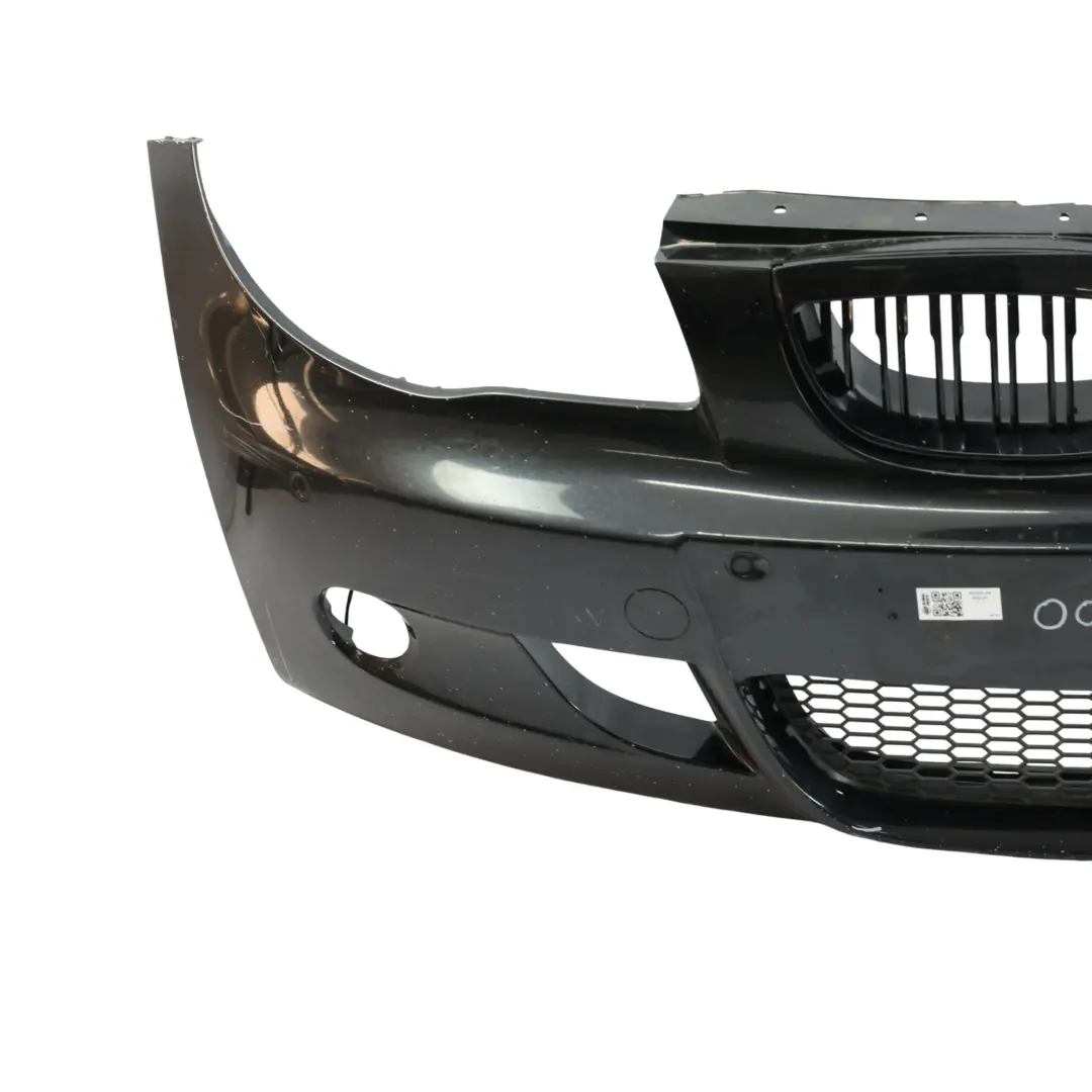 BMW E81 E87 M Sport Front Bumper Trim Panel PDC Black Sapphire - 475 - SKU 0033551-BS - Part number 0033551