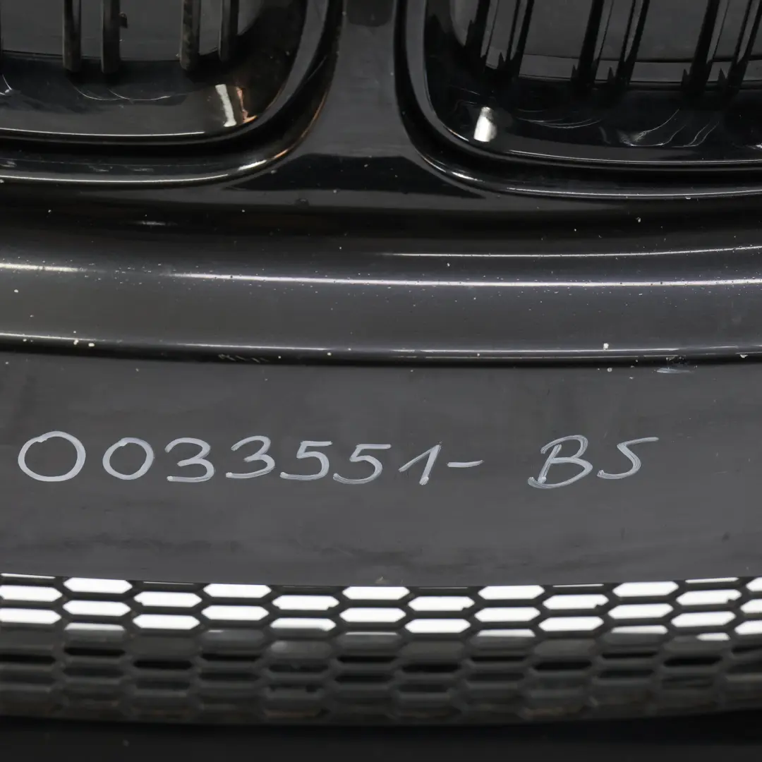 BMW E81 E87 M Sport Front Bumper Trim Panel PDC Black Sapphire - 475 - SKU 0033551-BS - Part number 0033551