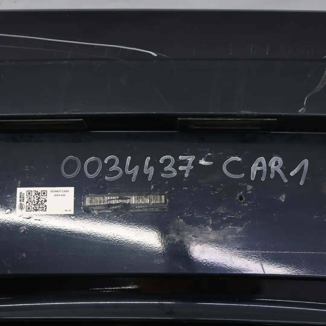 Bumper Trim Panel Carbonschwarz Metallic - 416 to BMW Z4 E85 Convertible Rear with Part number 0034437 BMW Z4 E85 Convertible Rear Bumper Trim Panel Carbonschwarz Metallic - 416 - SKU 0034437-CAR1 - Part number 0034437