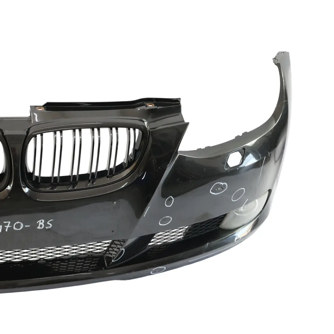 BMW E92 E93 Front Bumper Trim Panel Black Sapphire Metallic - 475 - SKU 0034470-BS - Part number 0034470