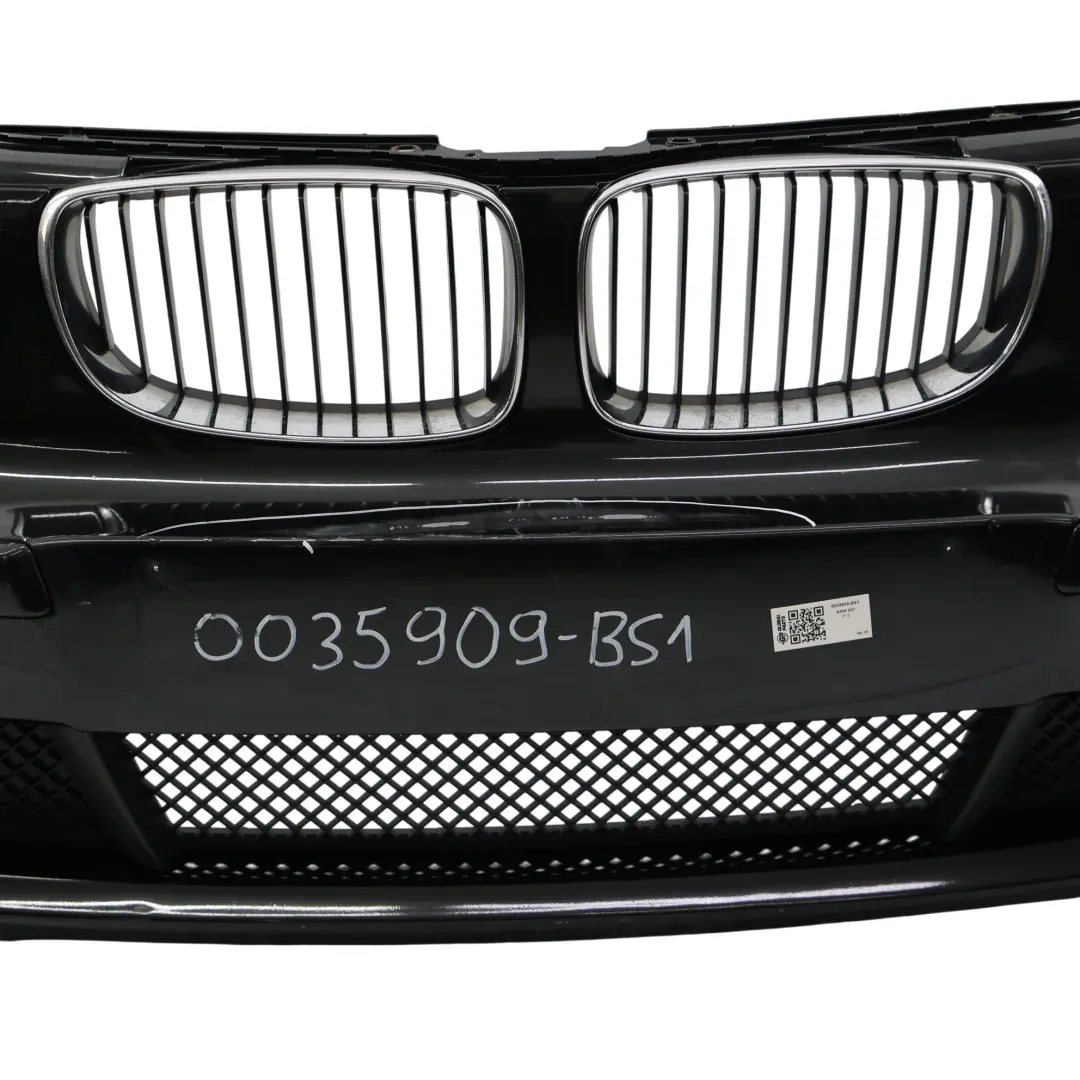 Zderzak Przedni Black Sapphire Czarny Metalik - 475 do BMW E81 E87 LCI o numerze 0035909 BMW E81 E87 LCI Zderzak Przedni Black Sapphire Czarny Metalik - 475 - SKU 0035909-BS1 - Numer Części 0035909