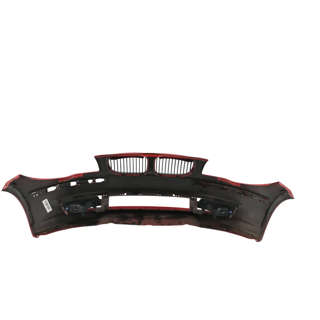 BMW 1 E81 E87 LCI Complete Front Bumper Trim Karmesinrot Crimson Red - A61 - SKU 0035909-KAR - Part number 0035909
