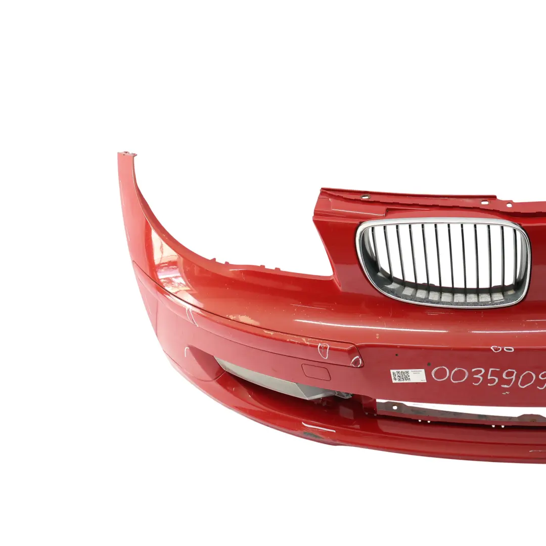 Complete Front Bumper Trim Karmesinrot Crimson Red - A61 to BMW 1 E81 E87 LCI with Part number 0035909 BMW 1 E81 E87 LCI Complete Front Bumper Trim Karmesinrot Crimson Red - A61 - SKU 0035909-KAR - Part number 0035909