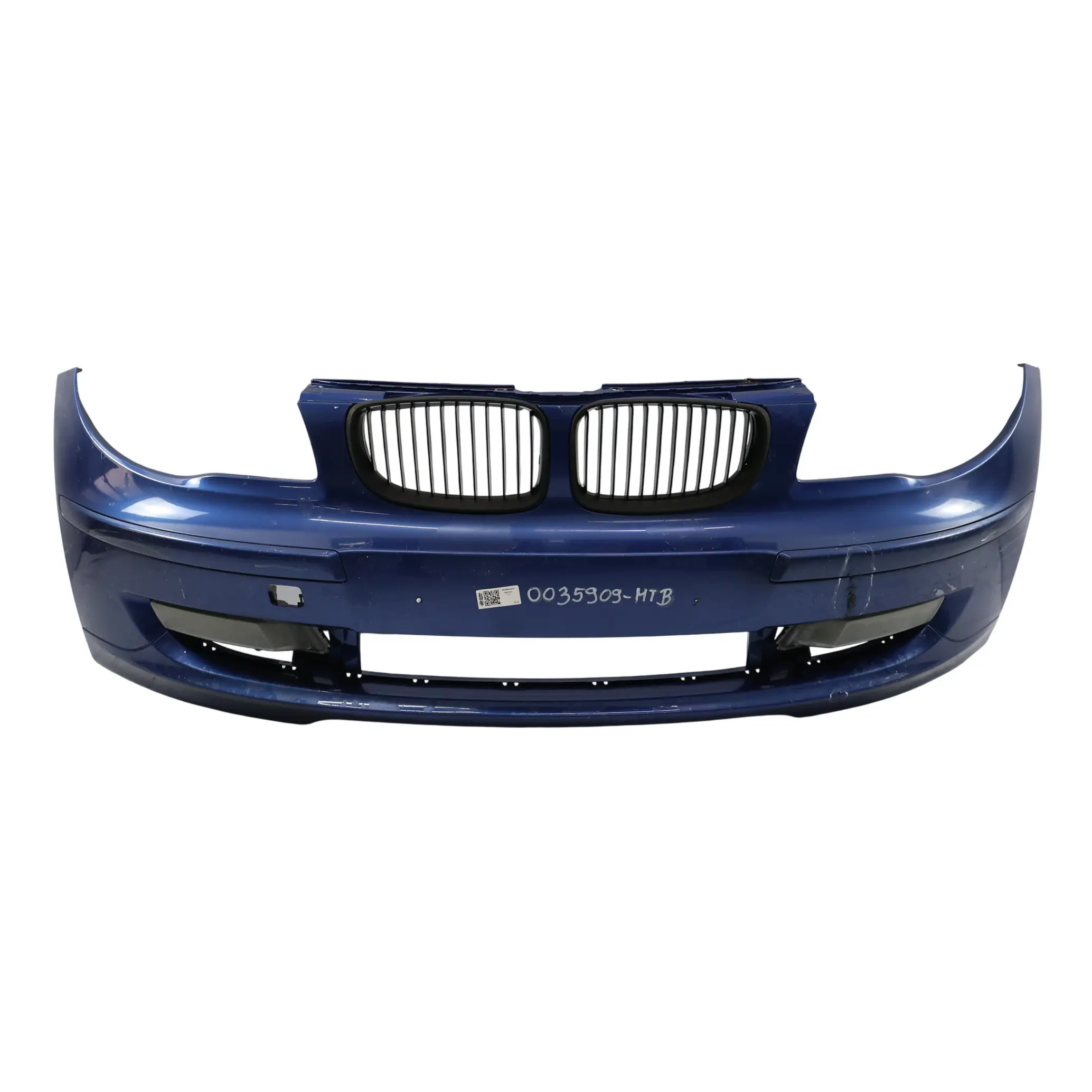 BMW E81 E87 LCI Zderzak Przedni PDC Montegoblau Montego Blue - A51