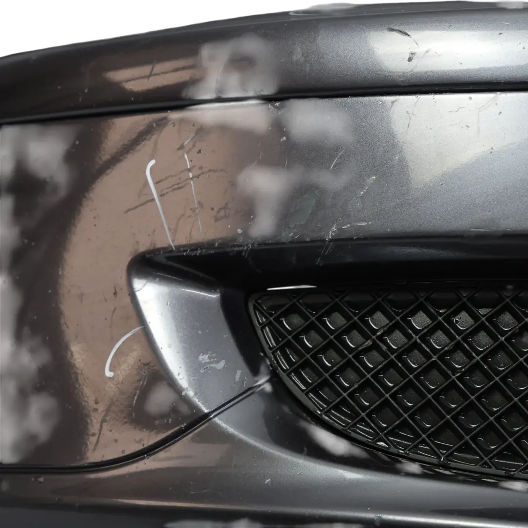 BMW E81 E87 LCI Complete Front Bumper Trim Panel Sparkling Graphite - A22 - SKU 0035909-SG - Part number 0035909
