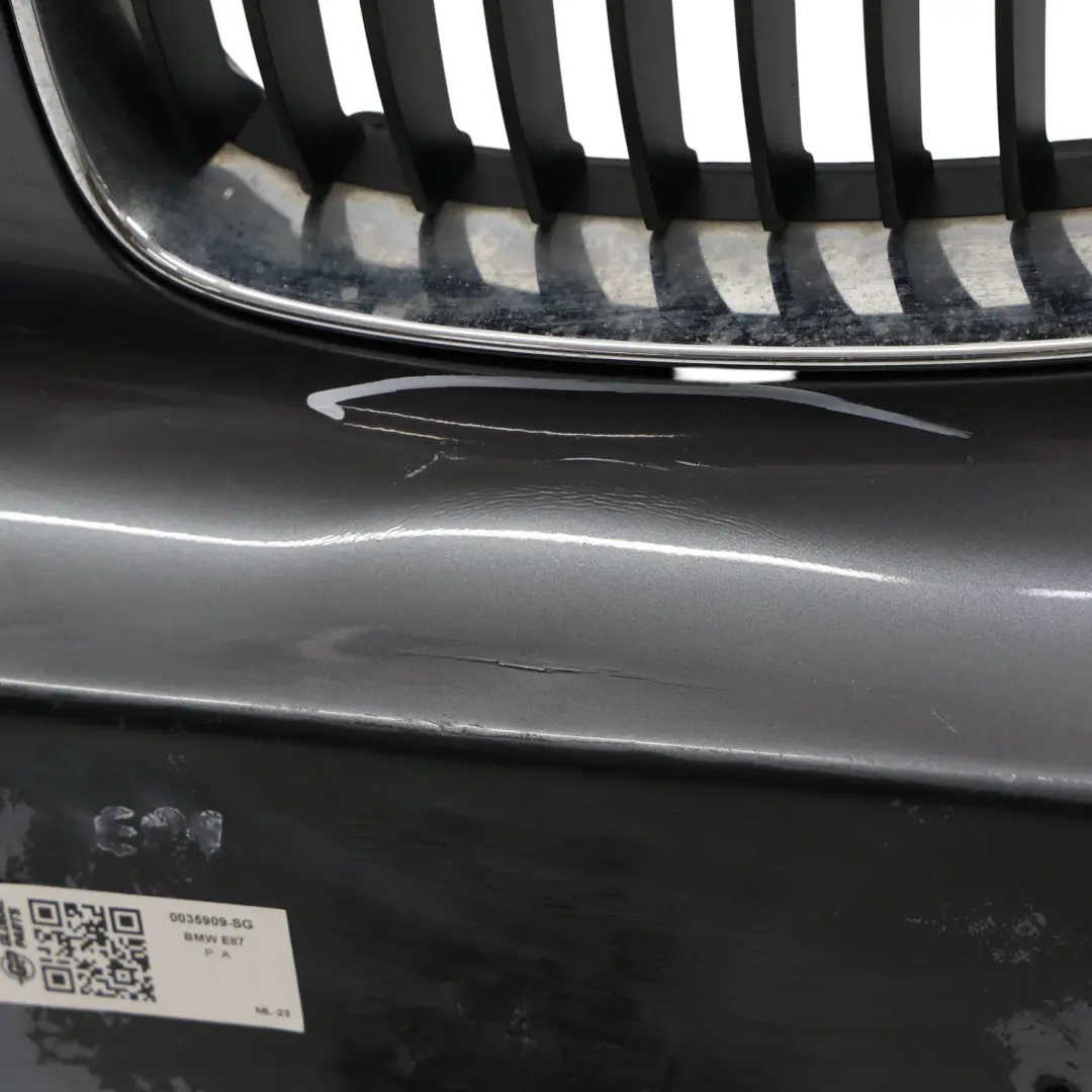 BMW E81 E87 LCI Zderzak Przedni Sparkling Graphite Metalik - A22 - SKU 0035909-SG - Numer Części 0035909