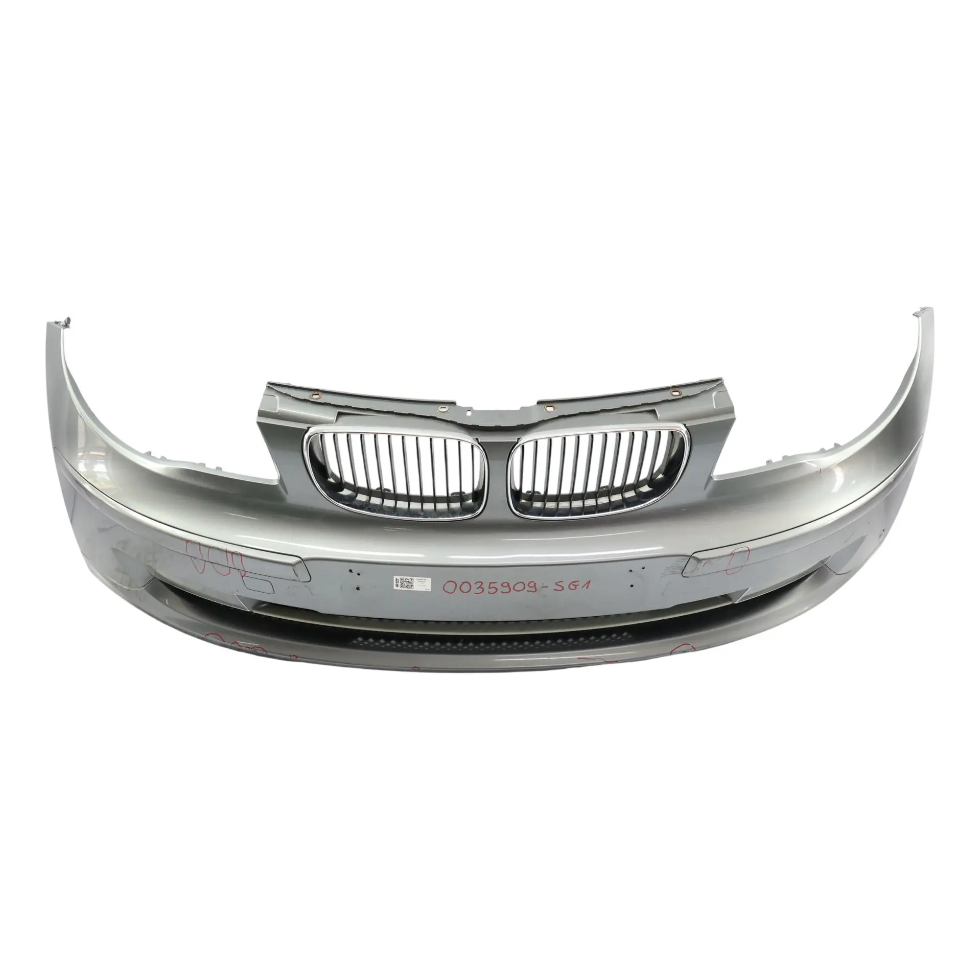 BMW E81 E87 LCI Complete Front Bumper Trim Panel Sparkling Graphite - A22