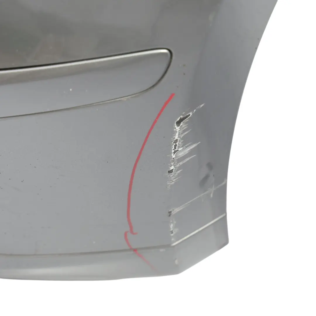 BMW E81 E87 LCI Complete Front Bumper Trim Panel Sparkling Graphite - A22 - SKU 0035909-SG1 - Part number 0035909