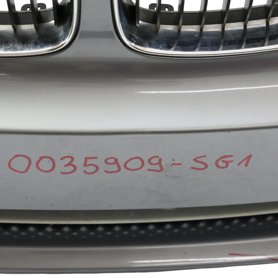 Complete Front Bumper Trim Panel Sparkling Graphite - A22 to BMW E81 E87 LCI with Part number 0035909 BMW E81 E87 LCI Complete Front Bumper Trim Panel Sparkling Graphite - A22 - SKU 0035909-SG1 - Part number 0035909