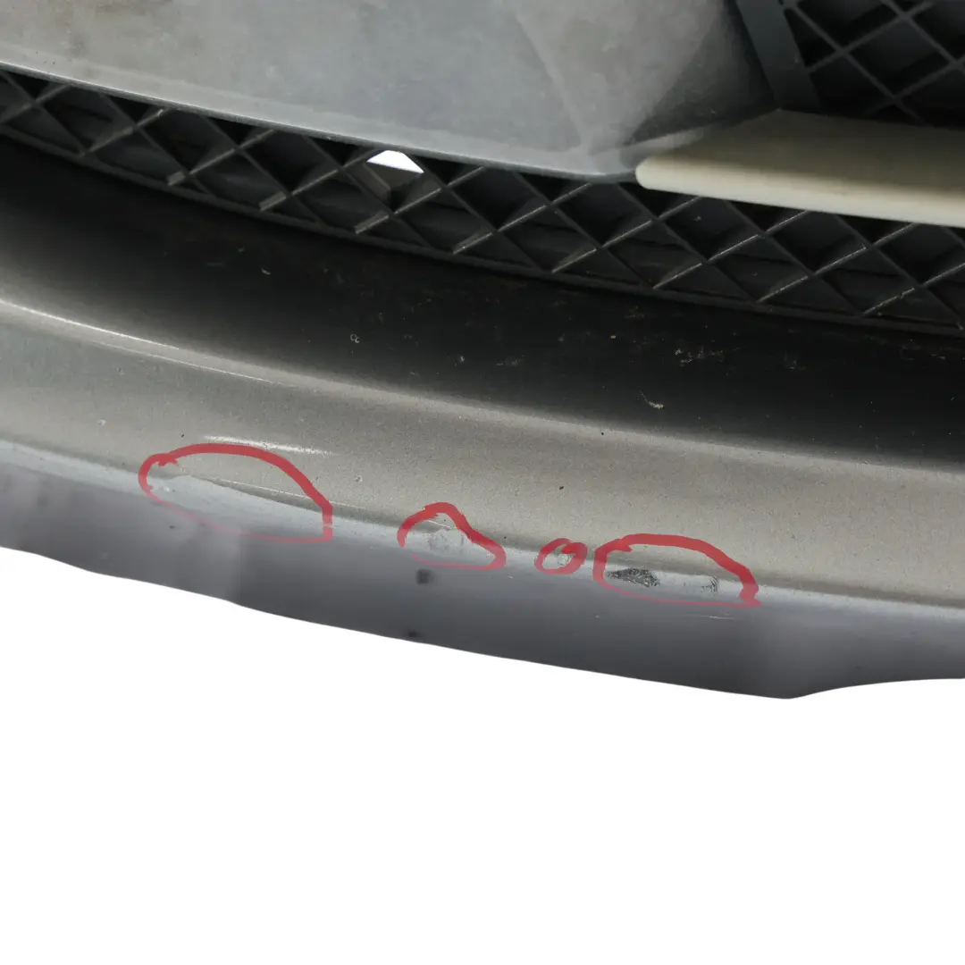 BMW E81 E87 LCI Complete Front Bumper Trim Panel Sparkling Graphite - A22 - SKU 0035909-SG1 - Part number 0035909