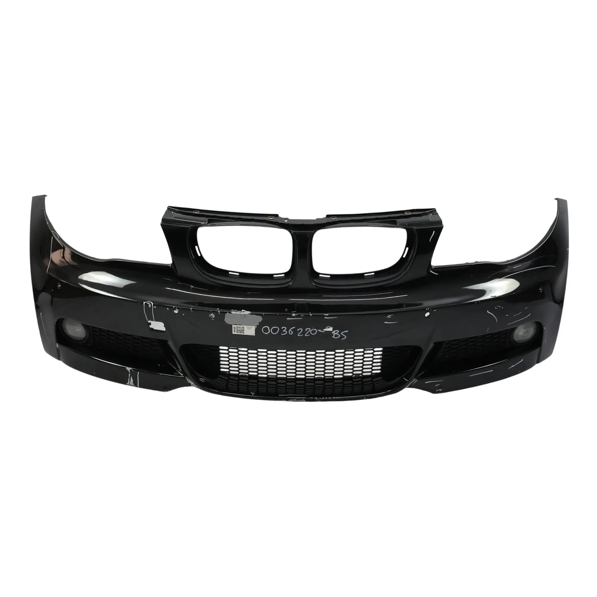 Front Bumper BMW E82 E88 M Sport PDC Trim Panel Black Sapphire Metallic 475
