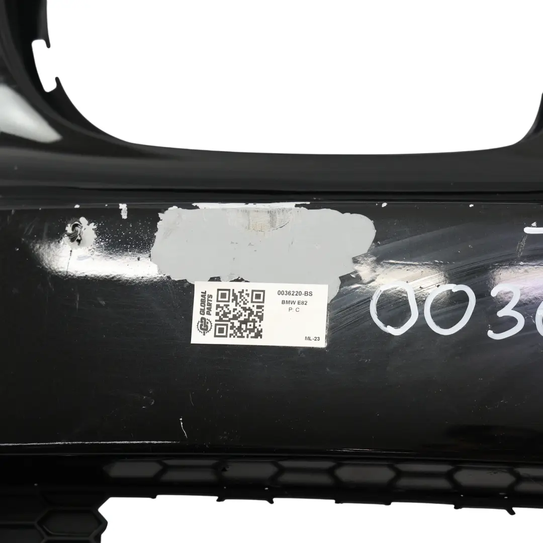 Front Bumper BMW E82 E88 M Sport PDC Trim Panel Black Sapphire Metallic 475 - SKU 0036220-BS - Part number 0036220