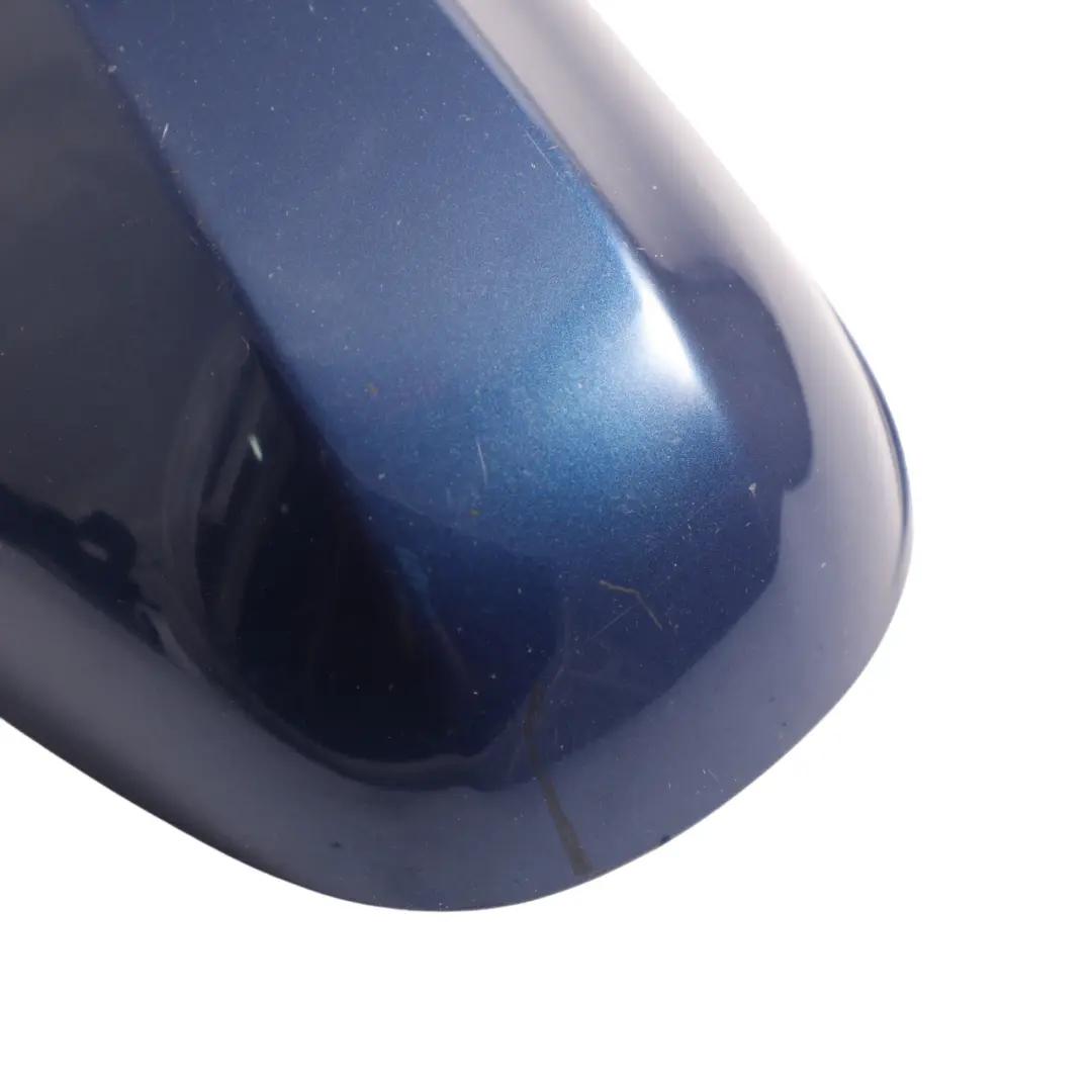 BMW E90 E91 LCI Spiegel Abdeckung Abdeckkappe Rechts Le Mans Blue Blau - 381 - SKU 0036828-LMB - Teilenummer 0036828